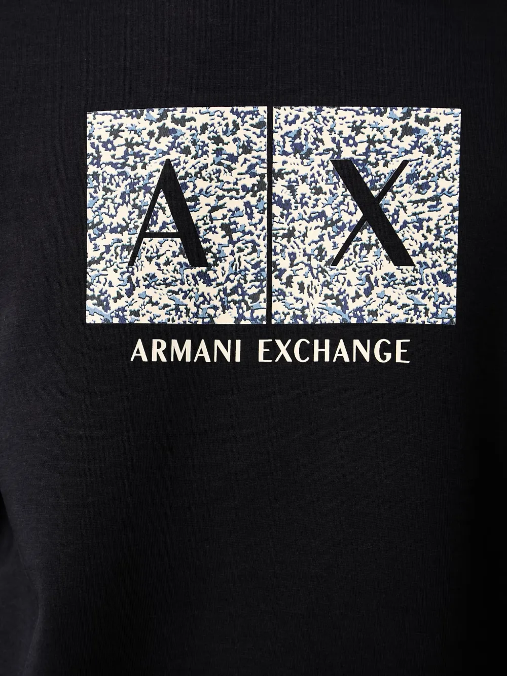 Armani Exchange Sweater met logoprint Zwart