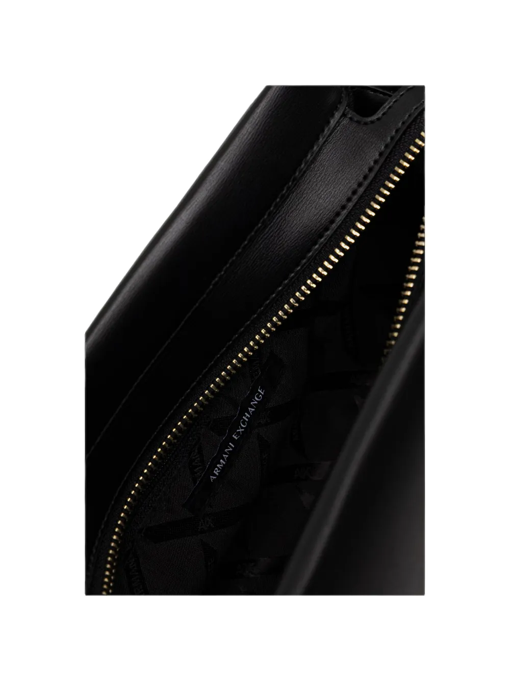 Armani Exchange padlock-detail cross body bag Zwart