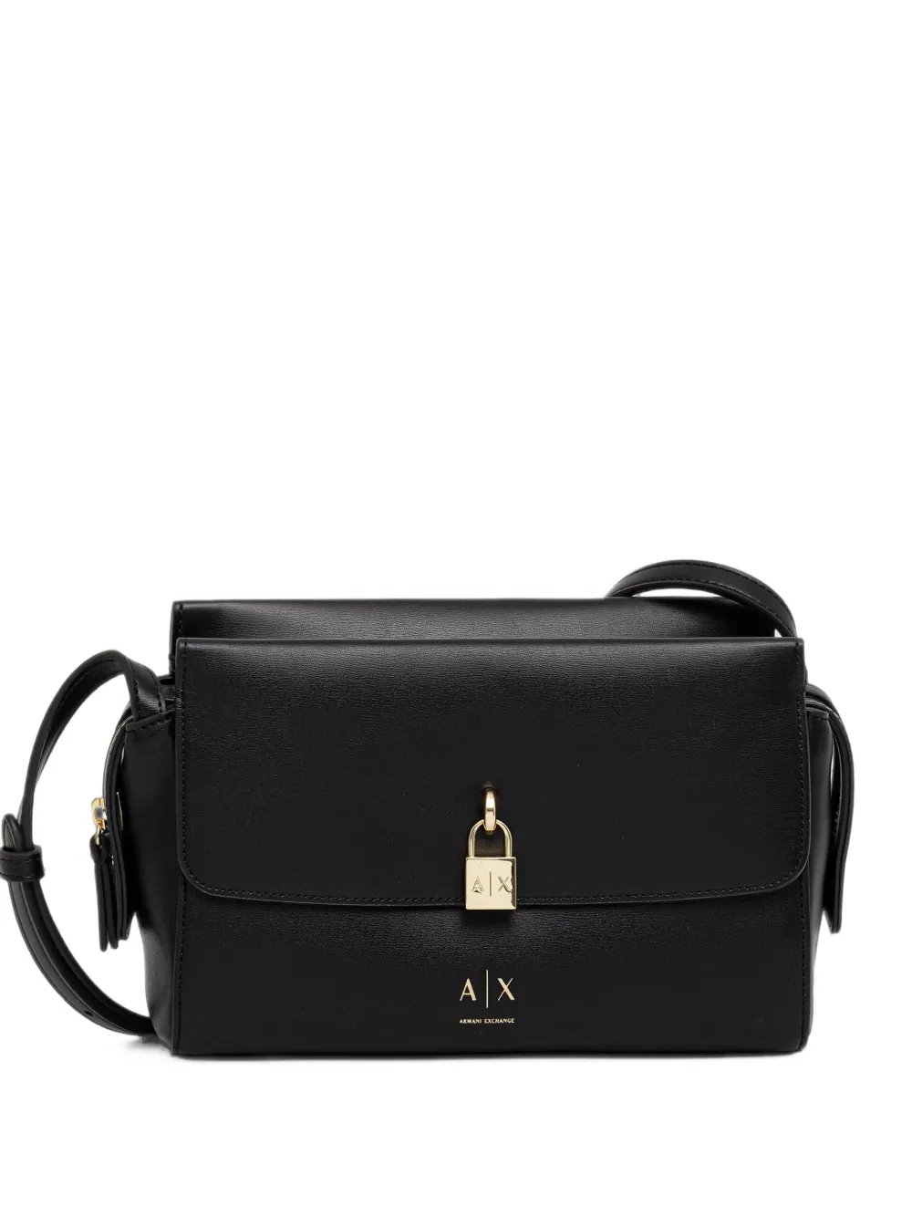 Armani Exchange padlock-detail cross body bag - Schwarz