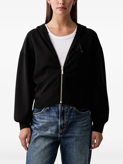 Armani Exchange sudadera con capucha y logo