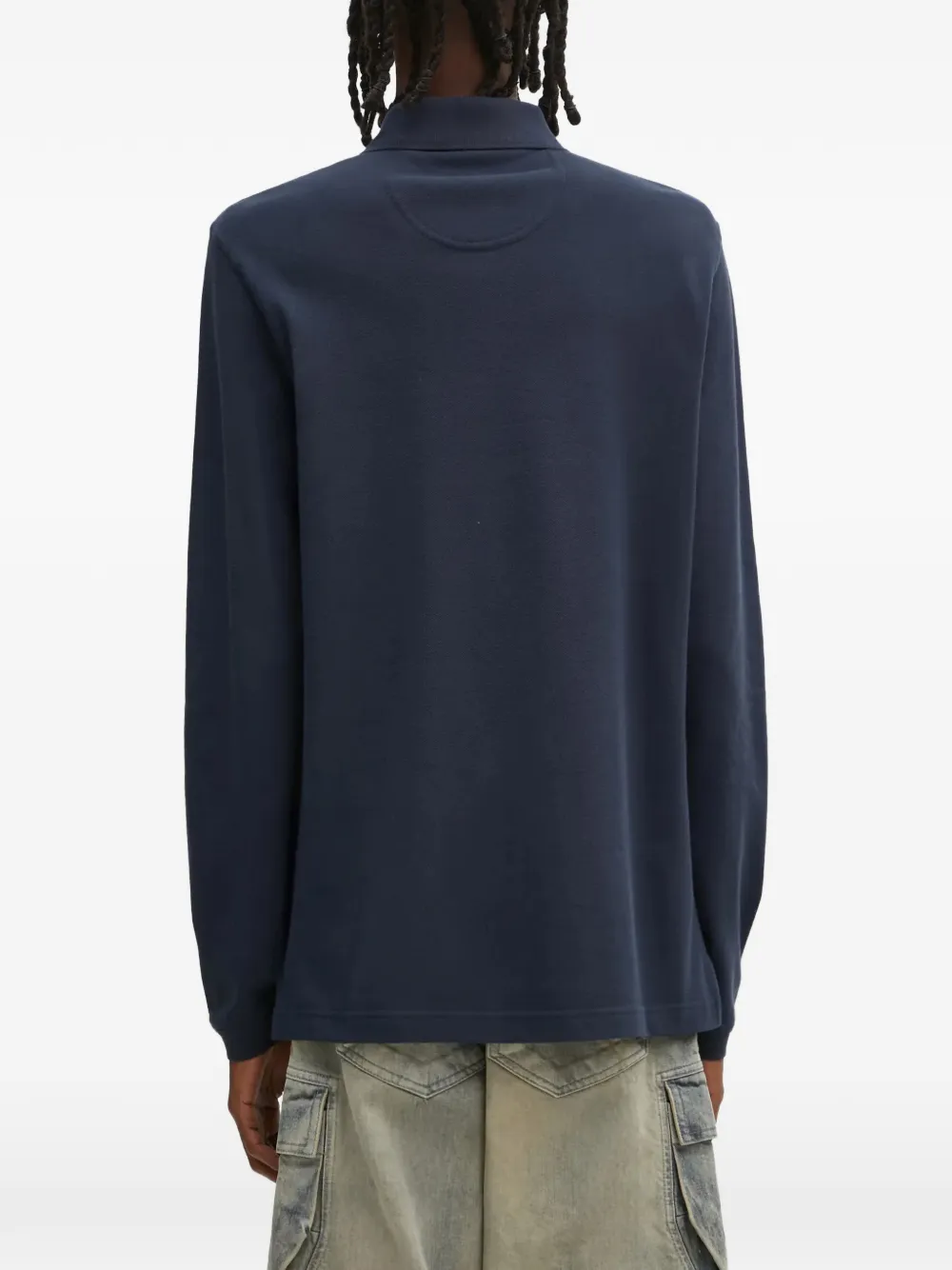 Barbour Essential poloshirt met lange mouwen Blauw