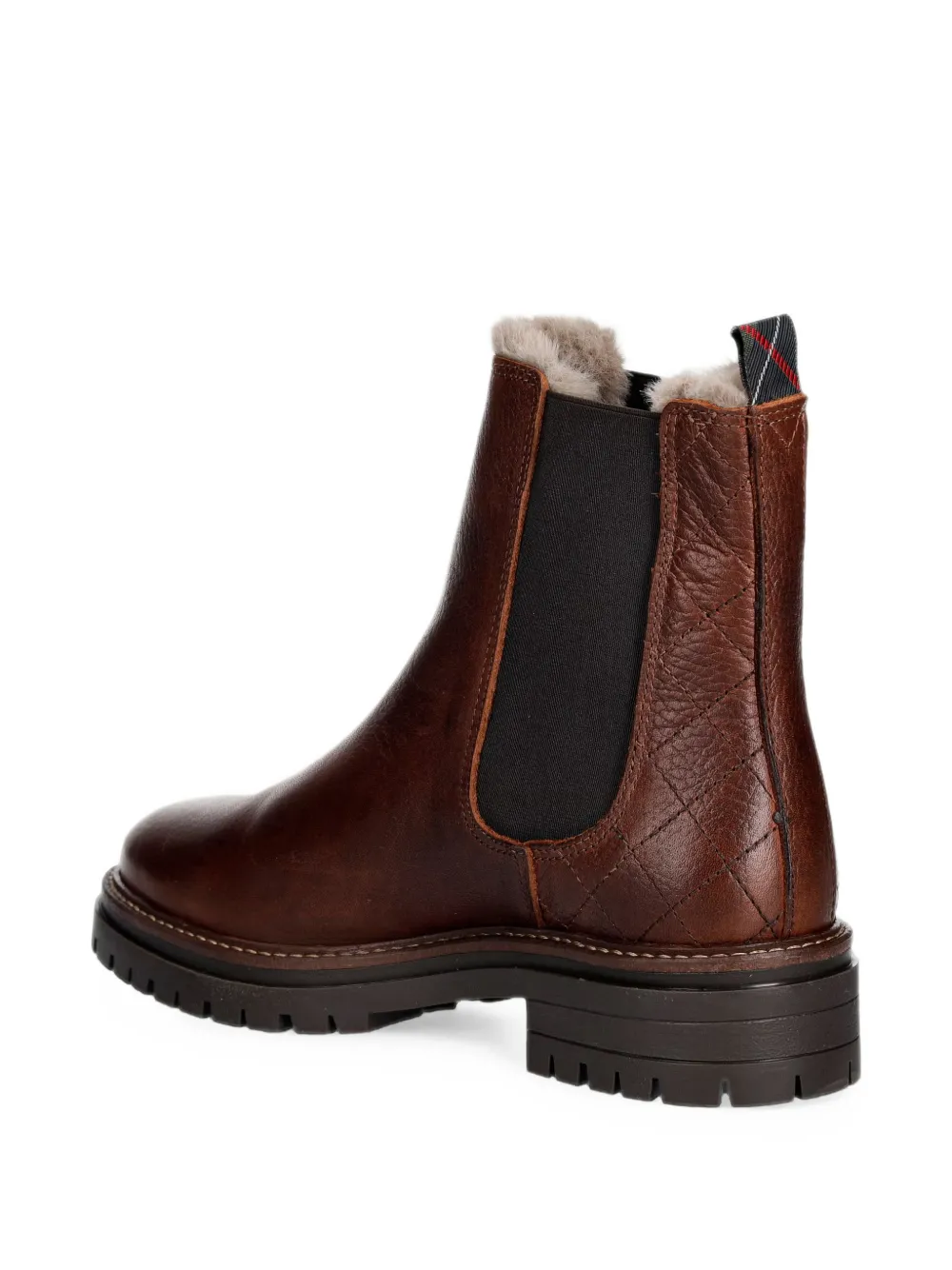 Barbour Evie quilted faux-fur boots Bruin
