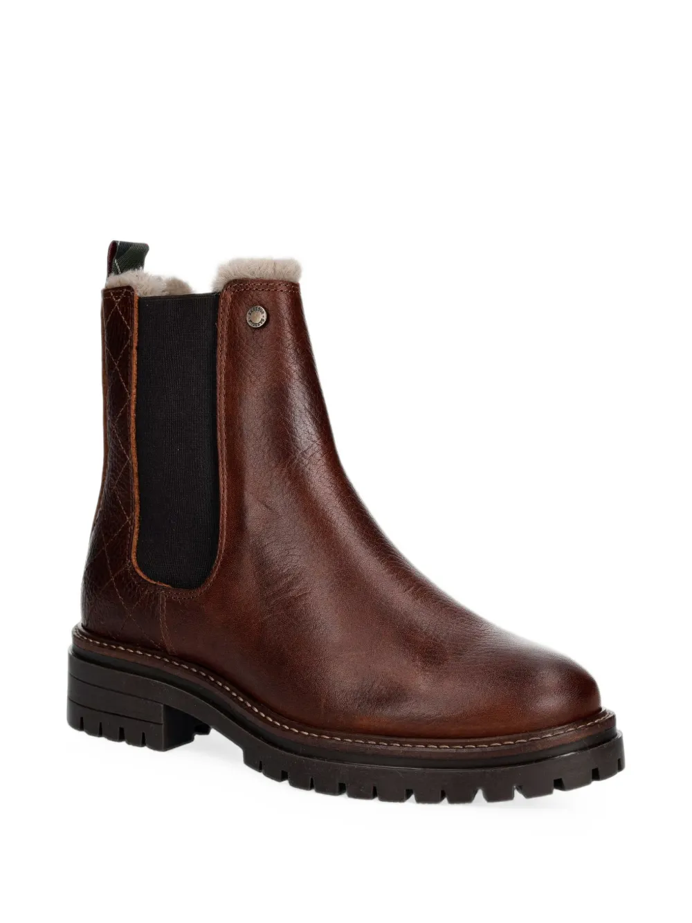 Barbour Evie quilted faux-fur boots Bruin