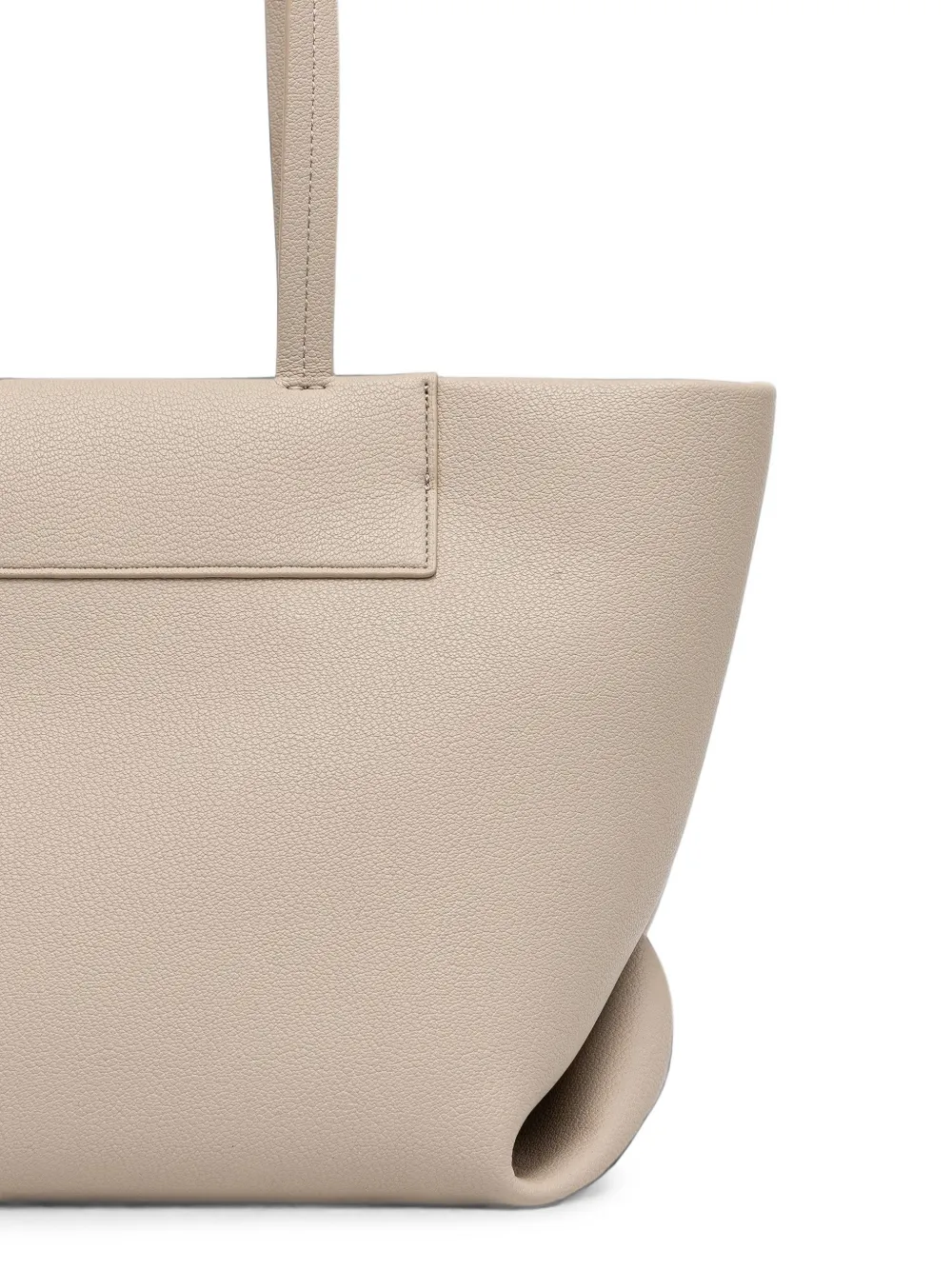 Armani Exchange Shopper met logoplakkaat Beige