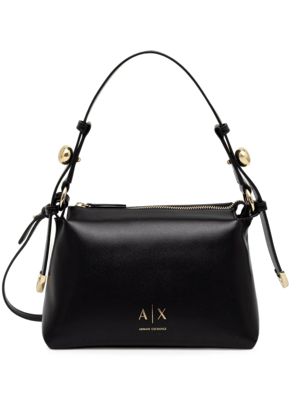 Armani Exchange logo-print shoulder bag - Nero