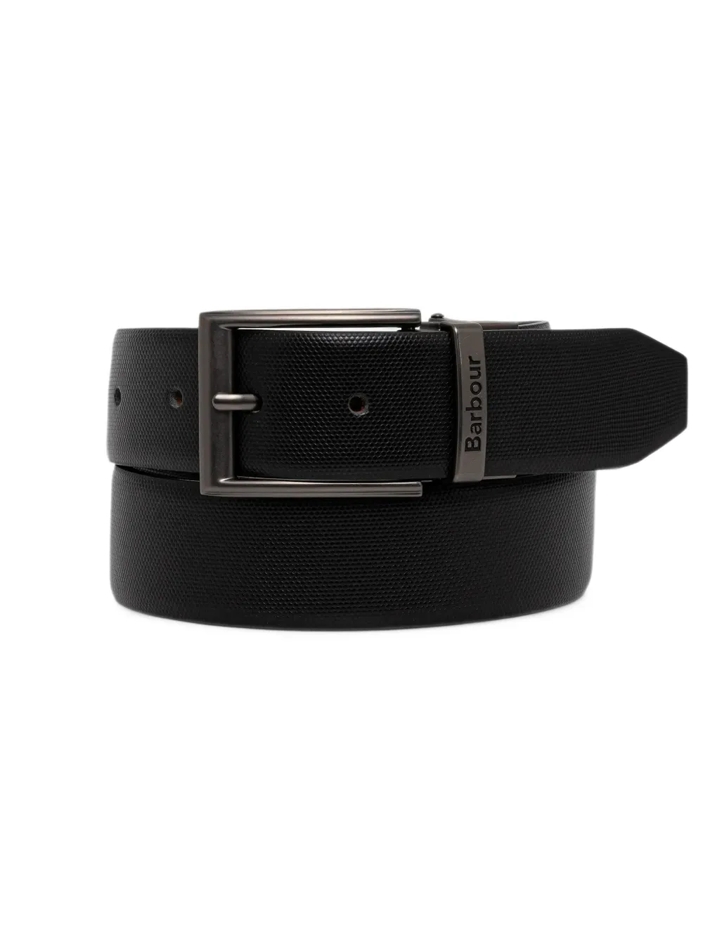 Barbour Westdale omkeerbare leren riem Bruin