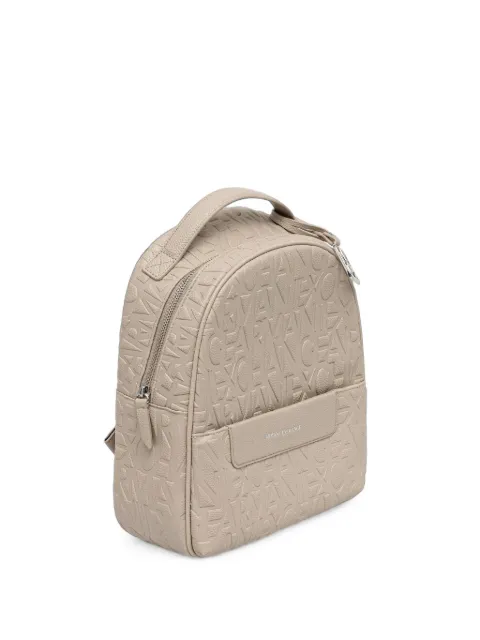 Armani Exchange logo-embossed backpack