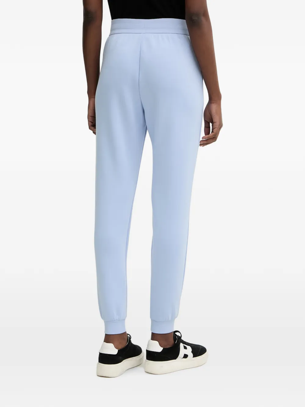 Armani Exchange Trainingsbroek met logo van stras Blauw