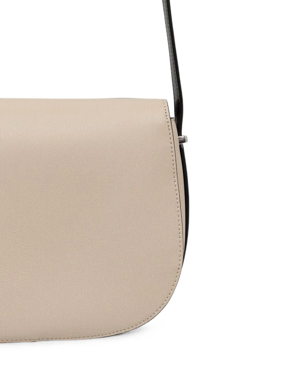 Armani Exchange Crossbodytas met logoplakkaat Beige