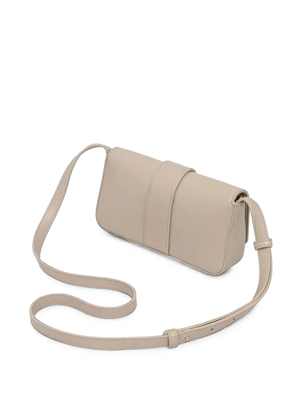 Armani Exchange Crossbodytas met logoplakkaat Beige