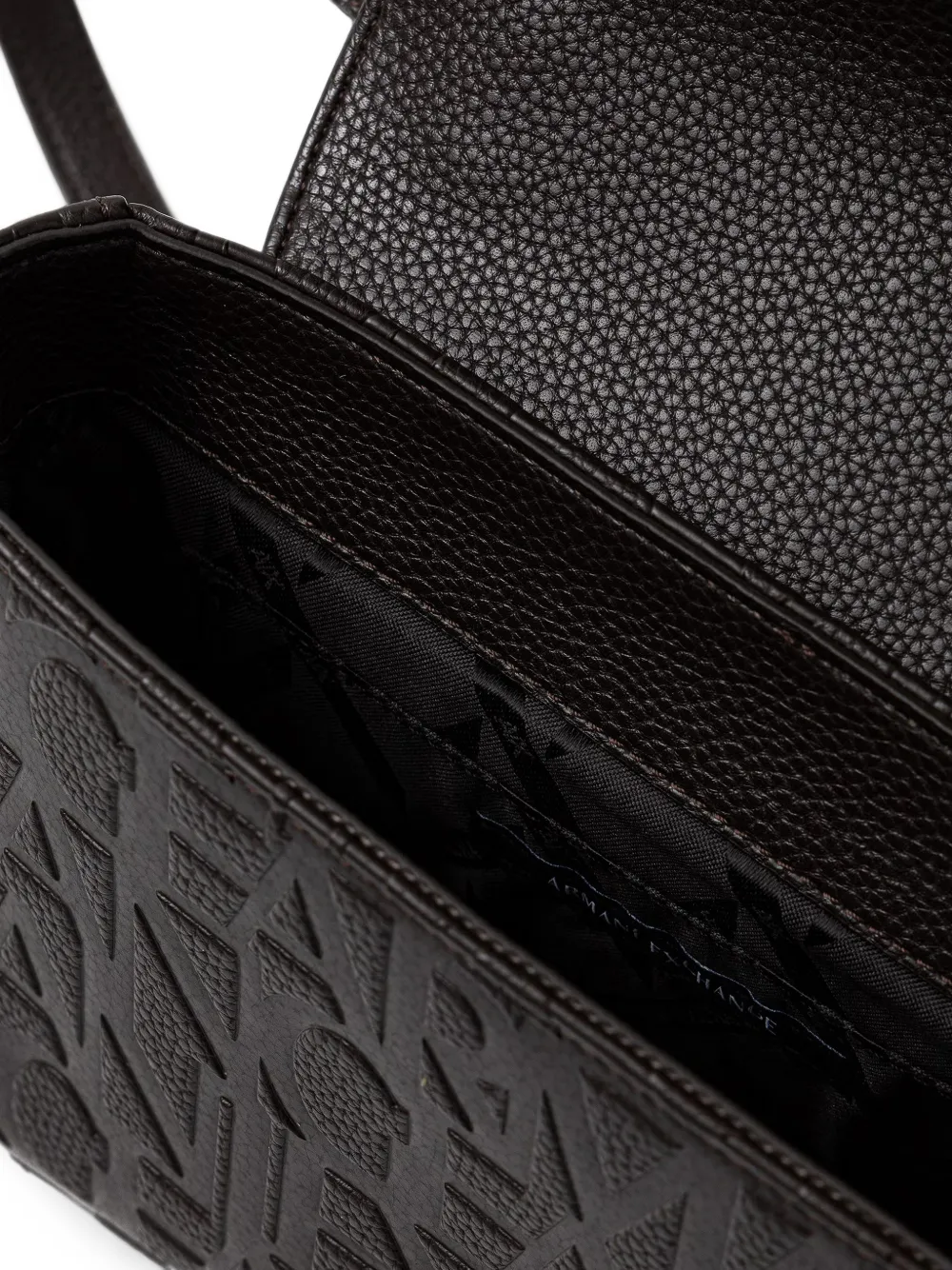 Armani Exchange Crossbodytas met logo-reliëf Bruin