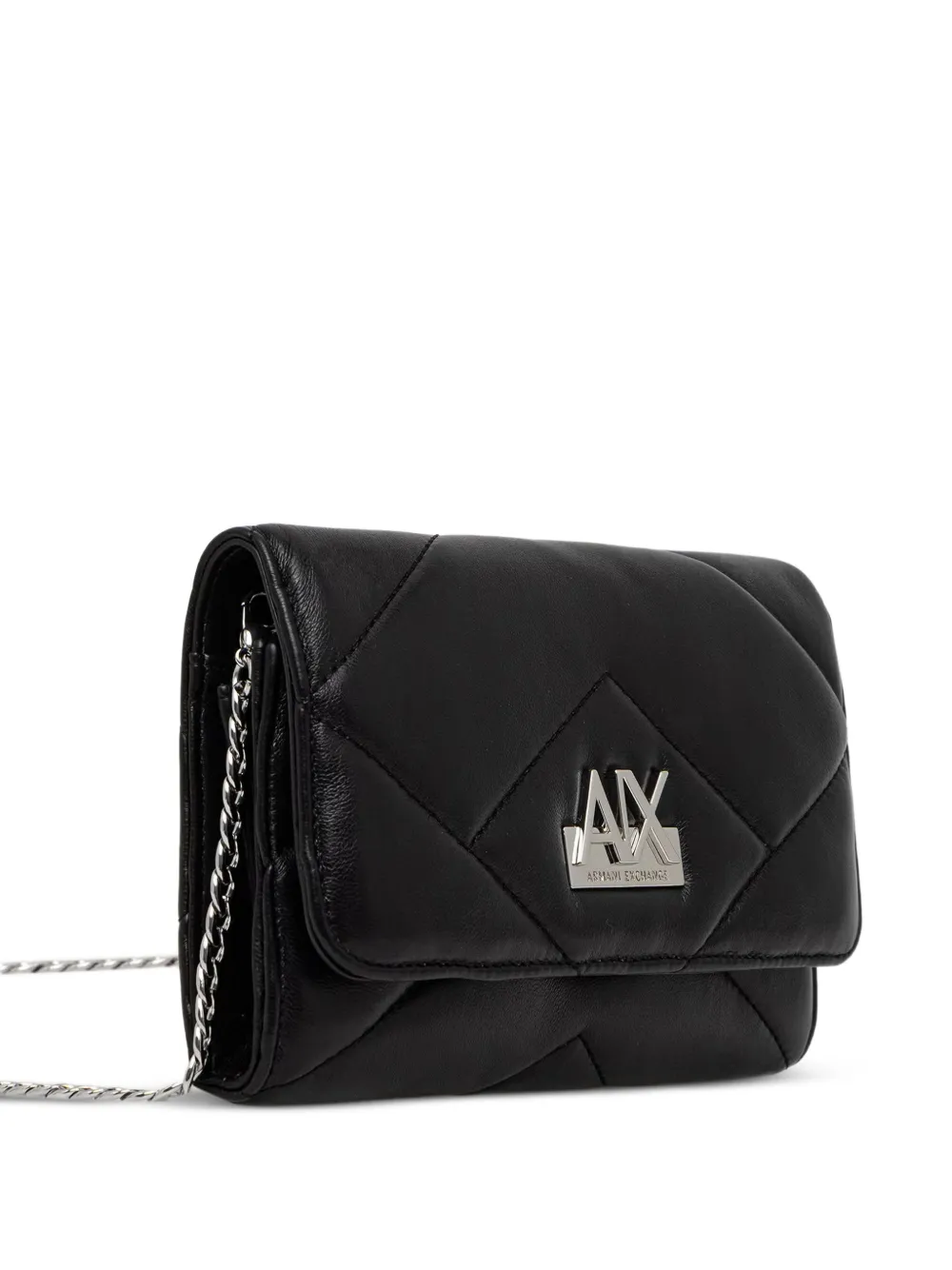 Armani Exchange Mini-tas met logoplakkaat Zwart