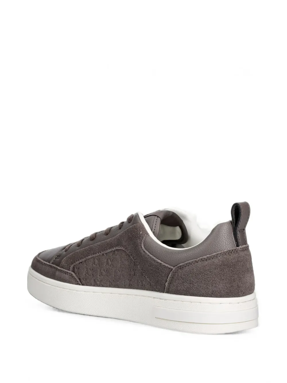 Armani Exchange monogram-print panelled sneakers Bruin