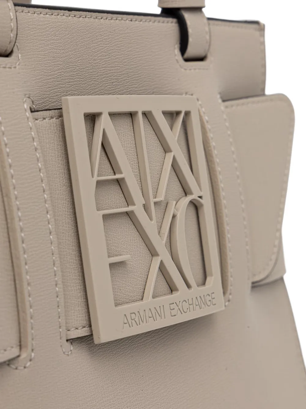 Armani Exchange Heuptas met logoplakkaat Wit