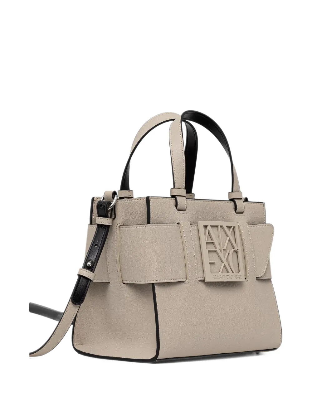 Armani Exchange Heuptas met logoplakkaat Wit
