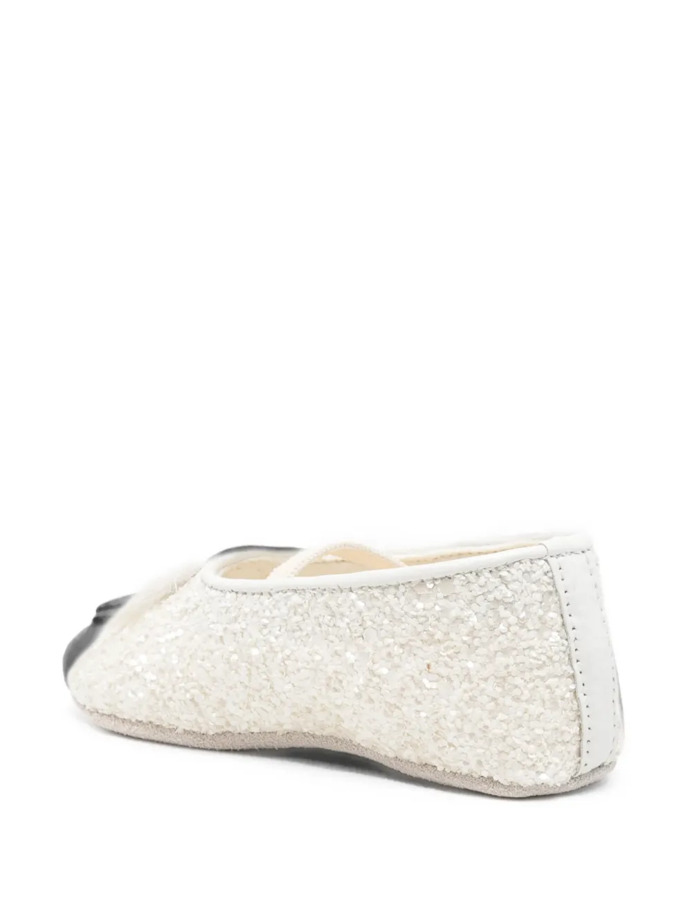 BabyWalker pom-pom-detail ballet flats Beige