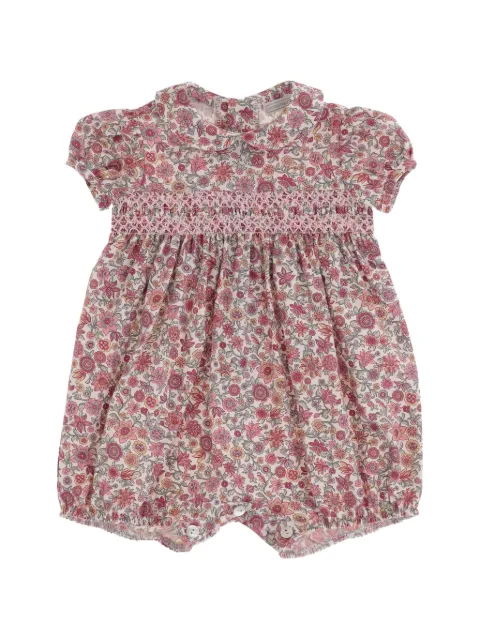 Nicoletta Fanna floral-print smocked body