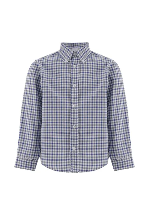 Nicoletta Fanna gingham-check button-down shirt