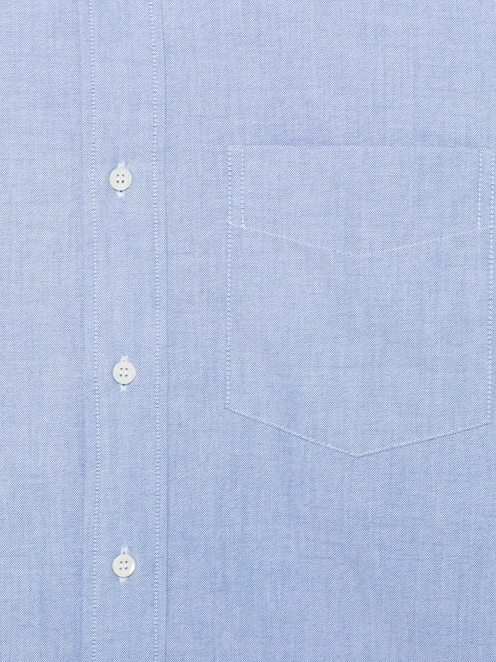 ASPESI Button-down oervhemd met borstzak Blauw