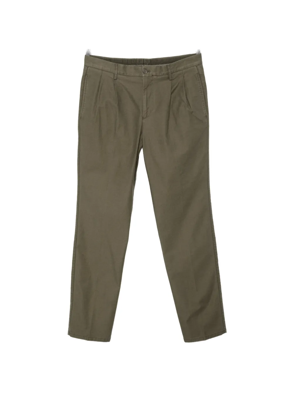 ASPESI Slim Banana pleated straight-leg trousers - Grün