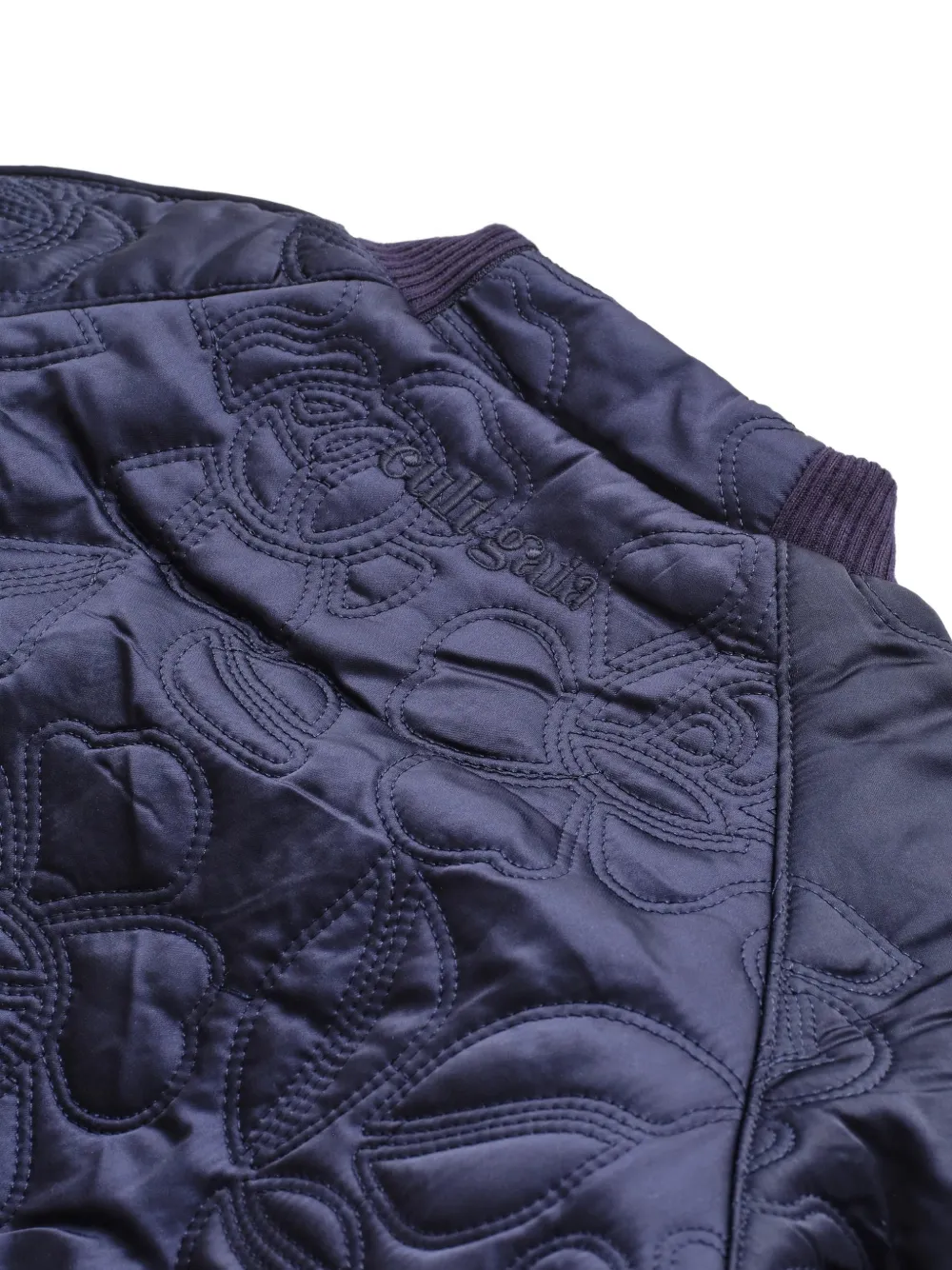 Cult Gaia Lilith quilted bomber jacket Blauw