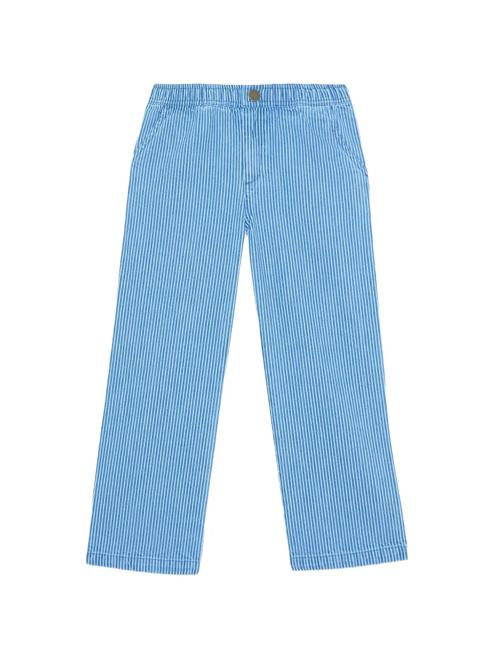 Bonton Pantaloni denim Letto a righe - Blu