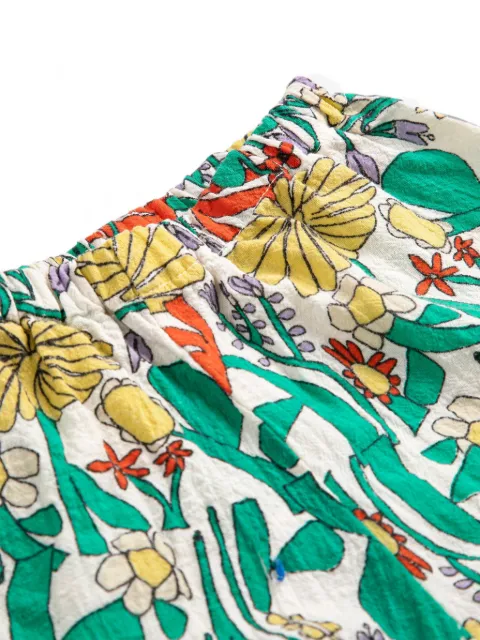 Bobo Choses Color Herbalist floral-print ruffled shorts