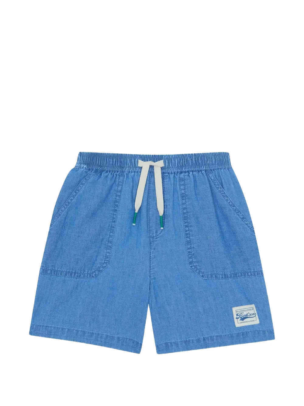 Bonton Shorts Naples con applicazione logo - Blu