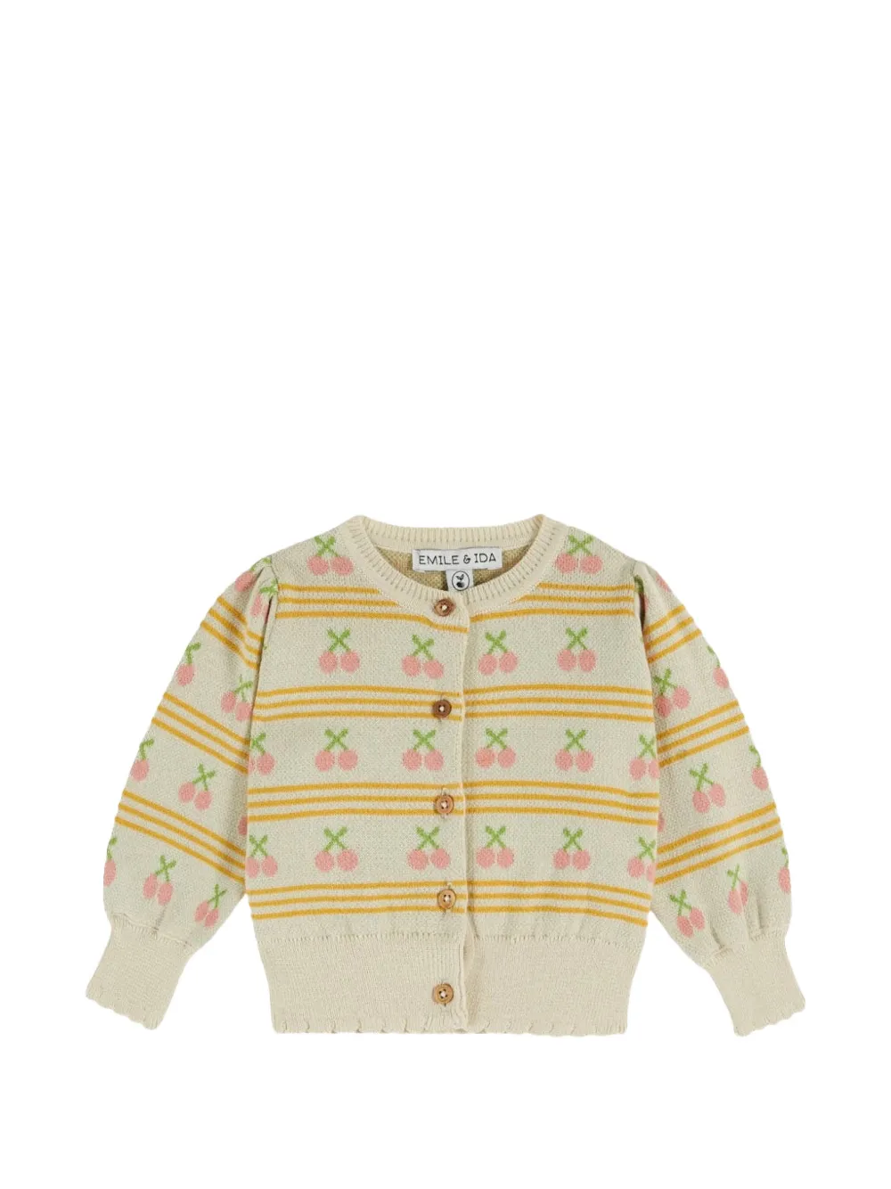 Emile Et Ida Cardigan a righe - Toni neutri