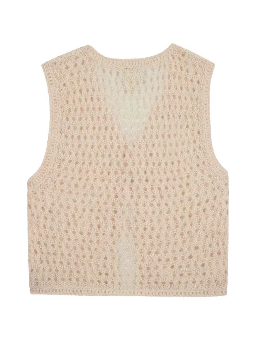 Bonton Nicole gehaakte top Beige