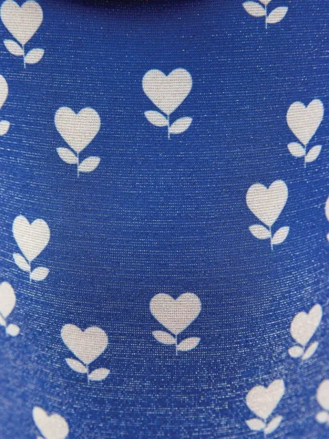 Bonton ruffled heart-print swimsuit