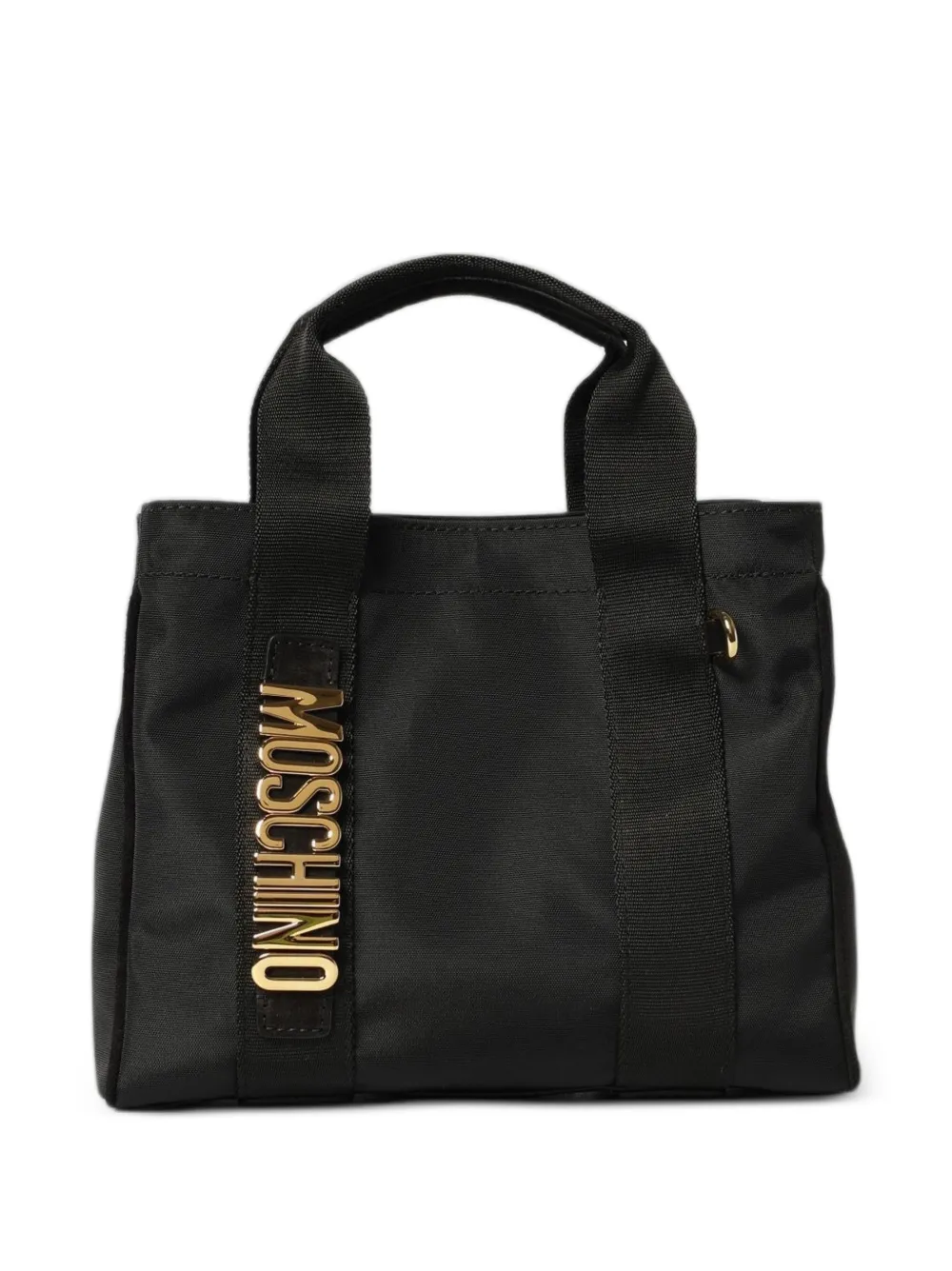 Moschino logo-lettering tote bag - Nero