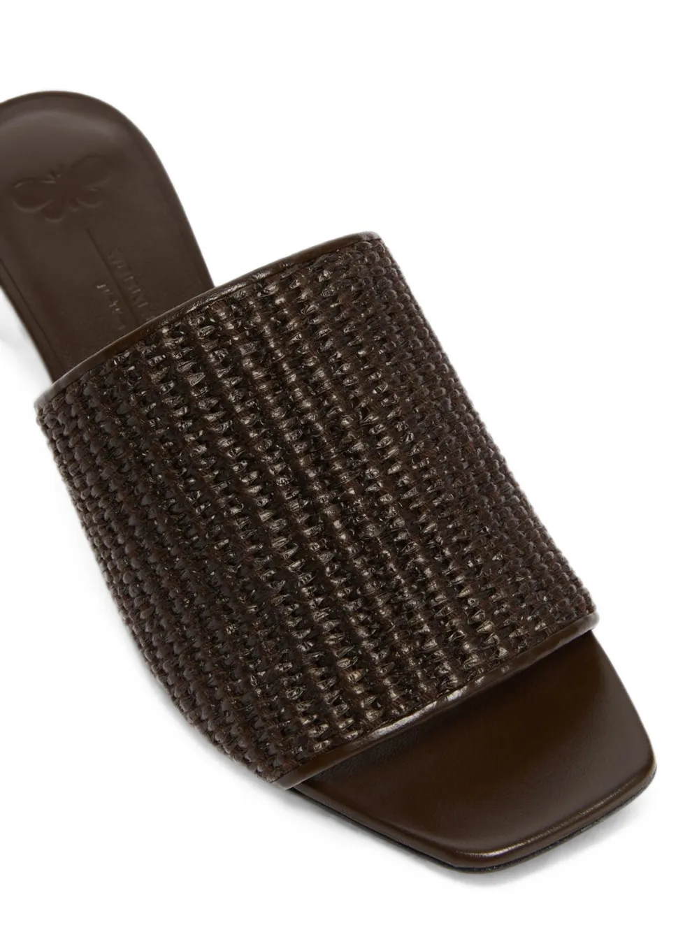 Weekend Max Mara woven-texture heeled sandals Bruin