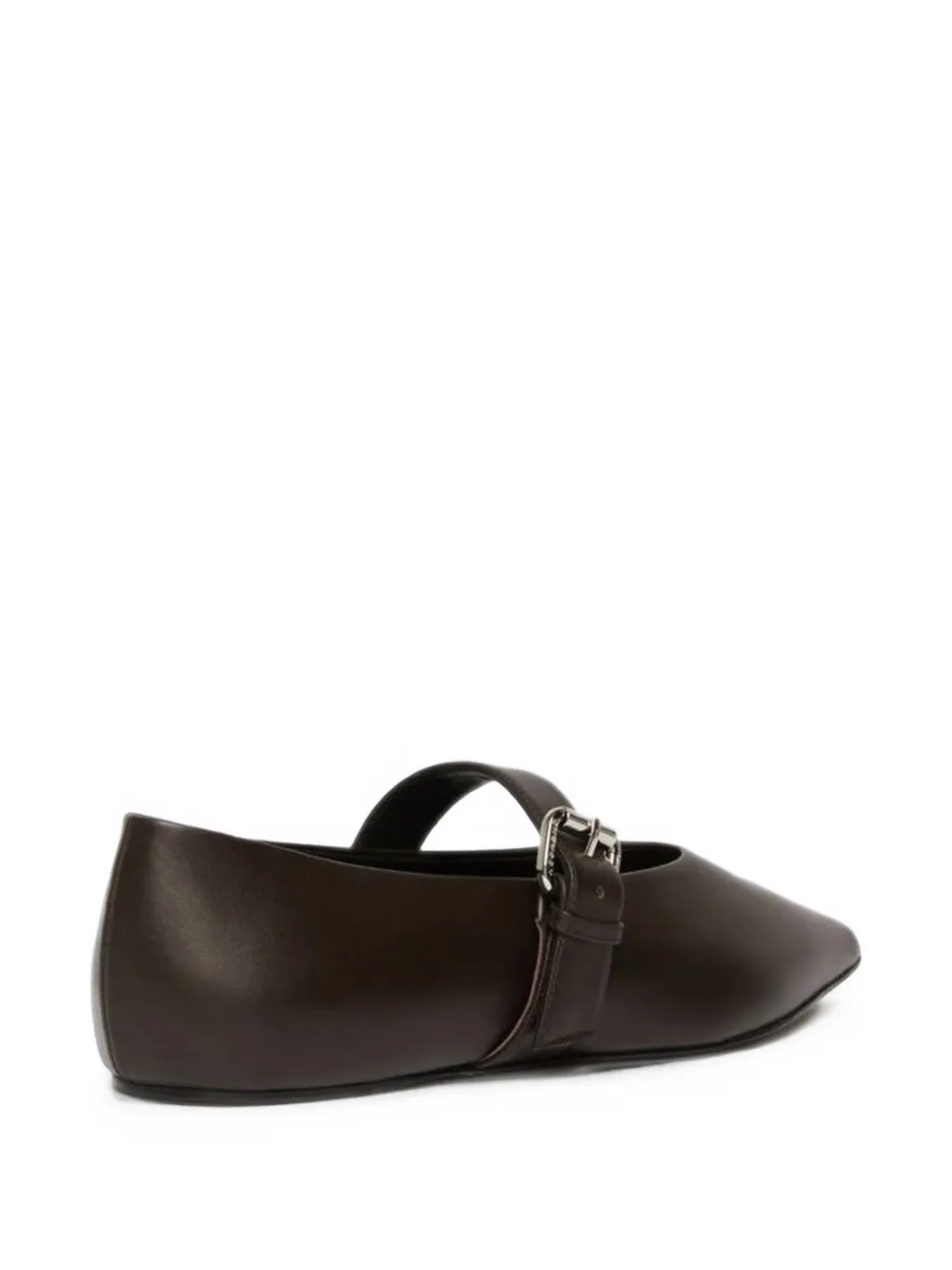 Weekend Max Mara buckle-strap pointed-toe ballet flats Bruin