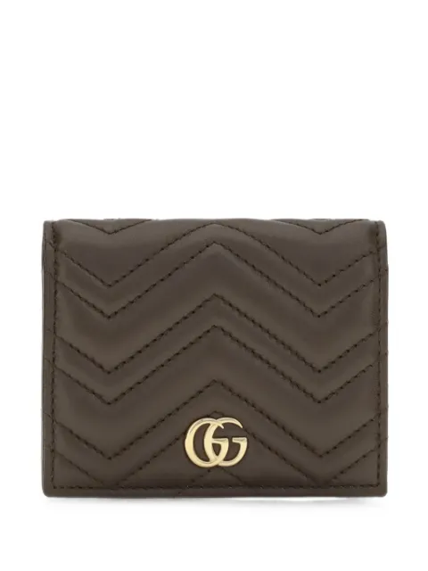 Gucci GG Marmont chevron-quilted wallet