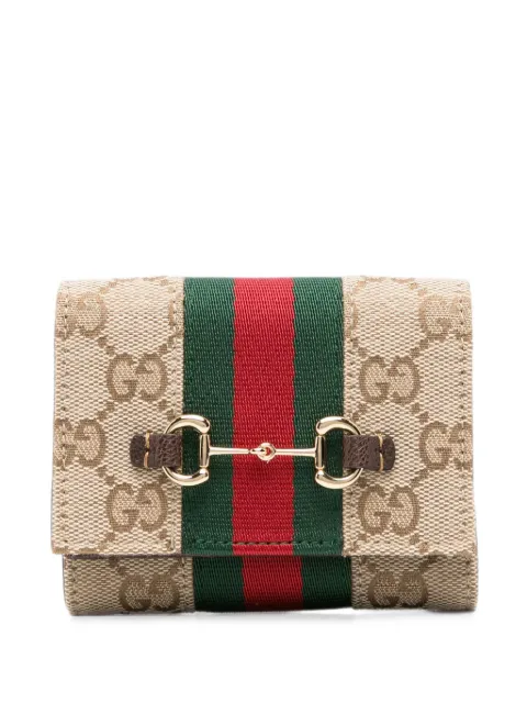 Gucci Horsebit GG Supreme wallet