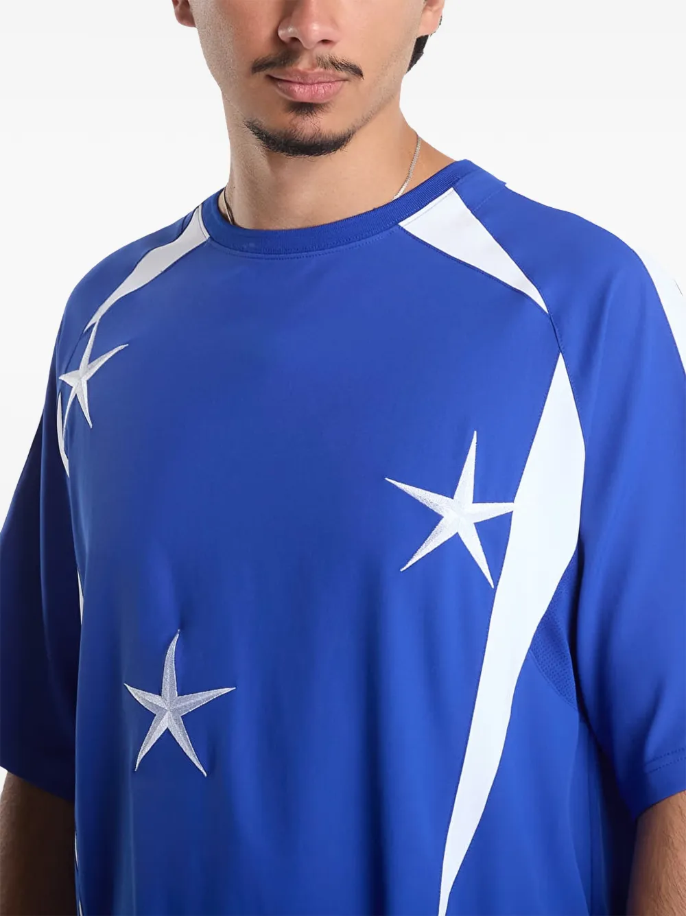 Nike star-print jersey Blauw