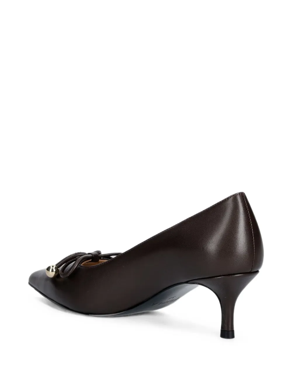 Furla bow-detail pointed-toe pumps Bruin