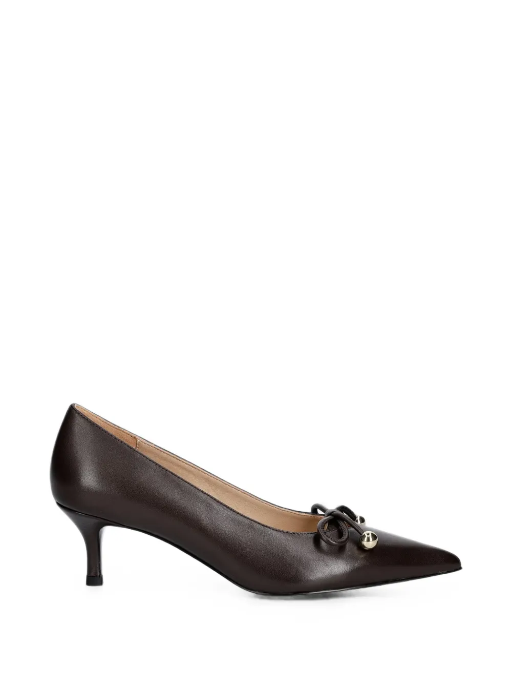 Furla bow-detail pointed-toe pumps Bruin