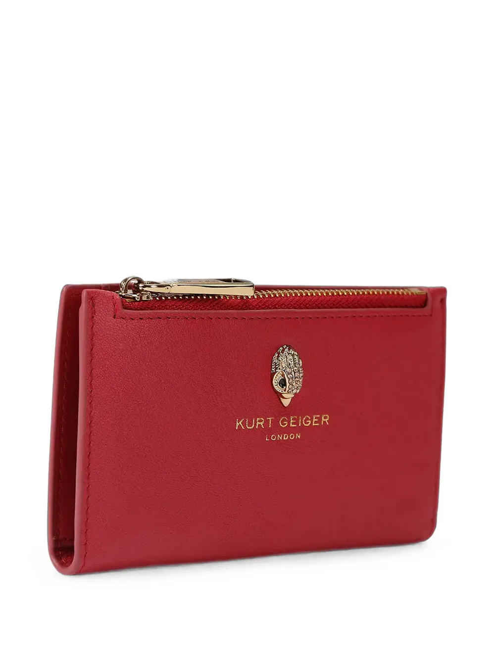 Kurt Geiger London Portemonnee verfraaid met kristallen Rood