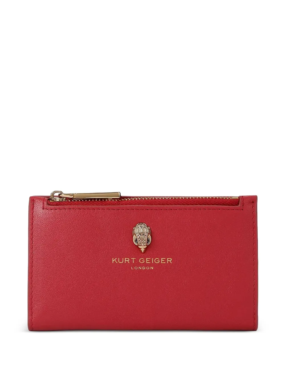 Kurt Geiger London crystal-embellished wallet - Rosso