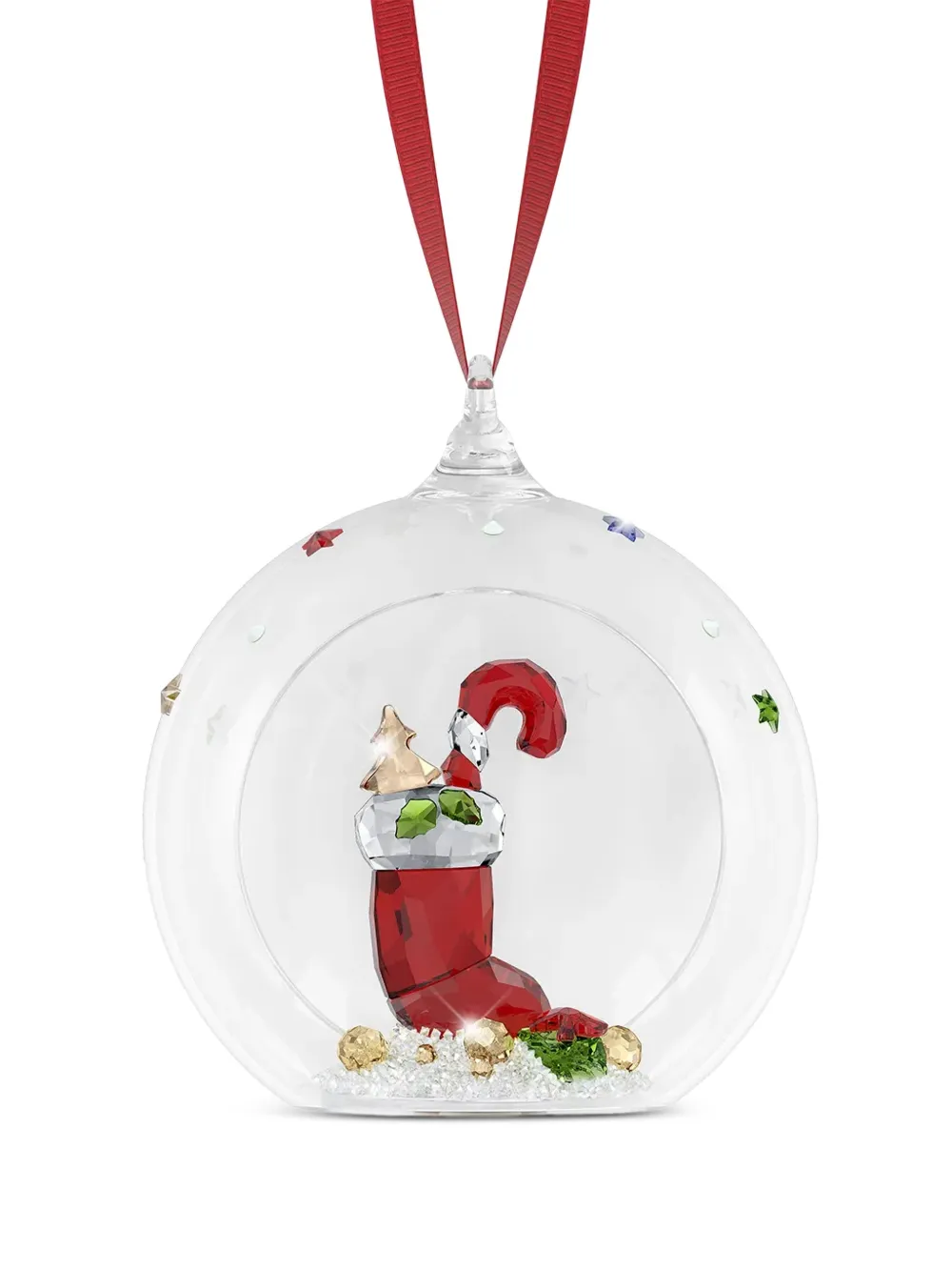 Swarovski x Parichehr Shirazi Holiday Cheers crystal Christmas bauble - Weiß