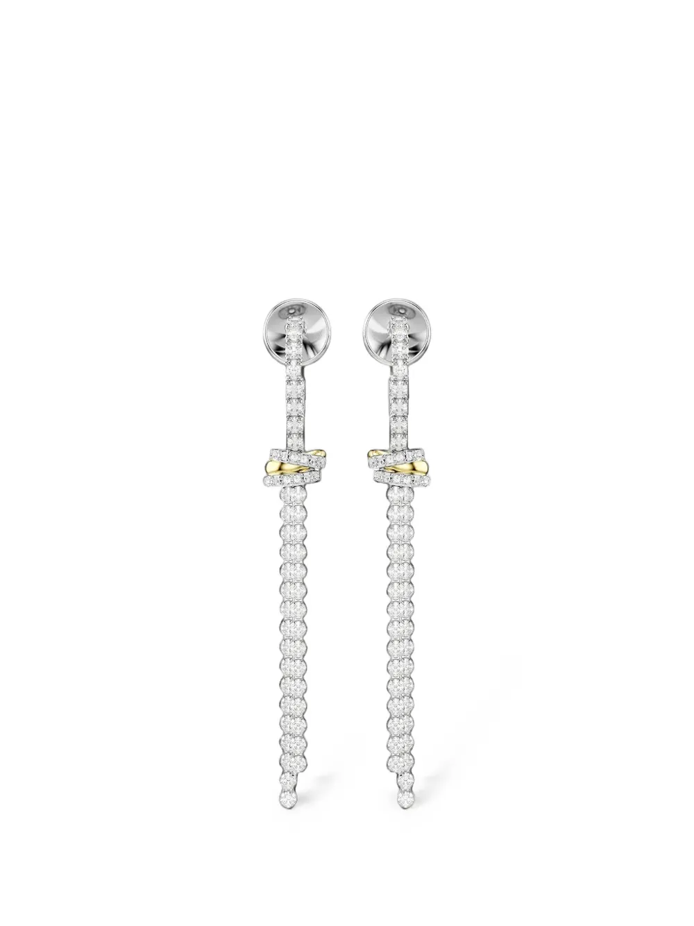Swarovski Anello Hyperbola con cristalli - Argento