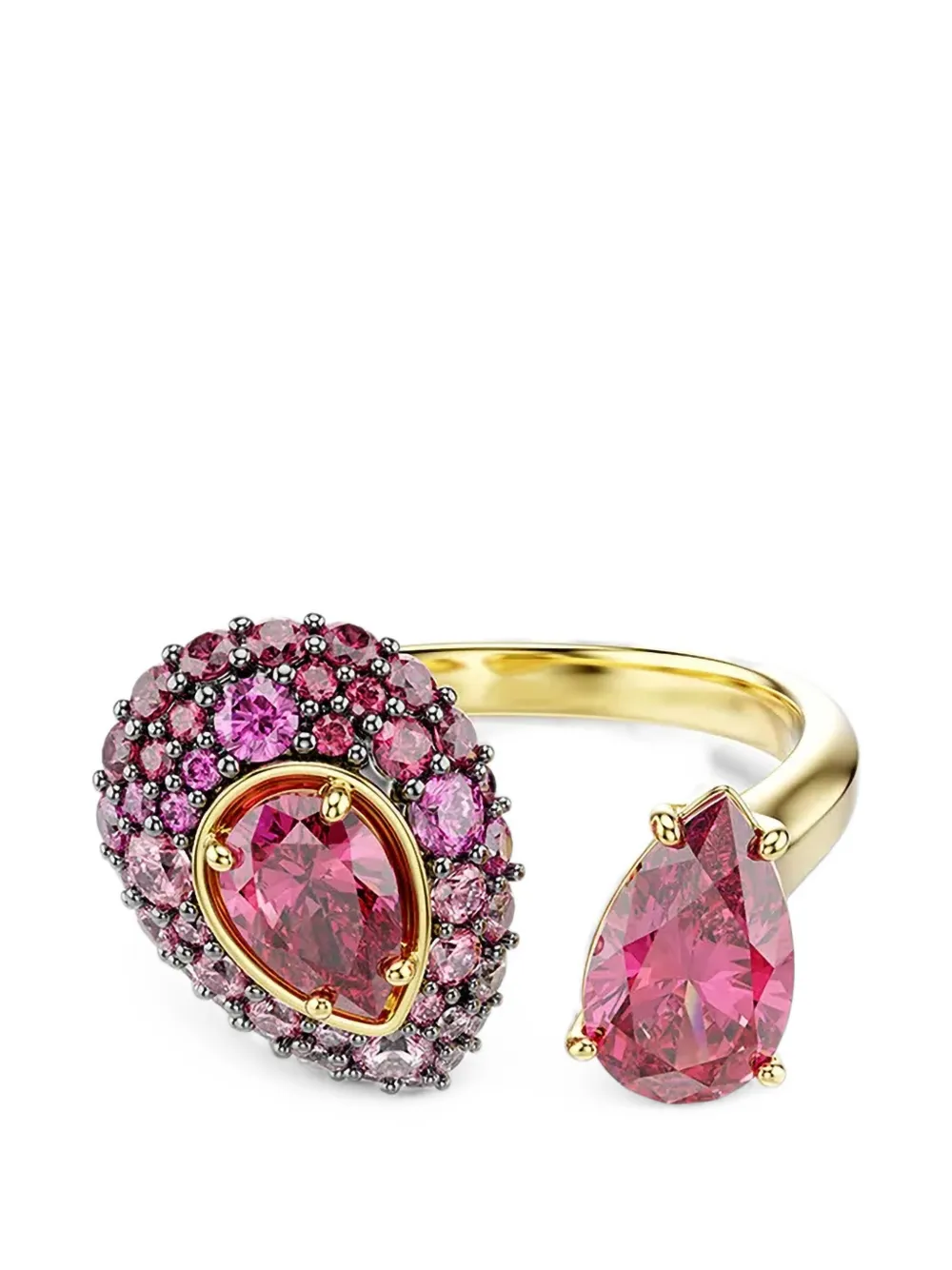 Swarovski Sublima crystal-embellished open ring - Oro