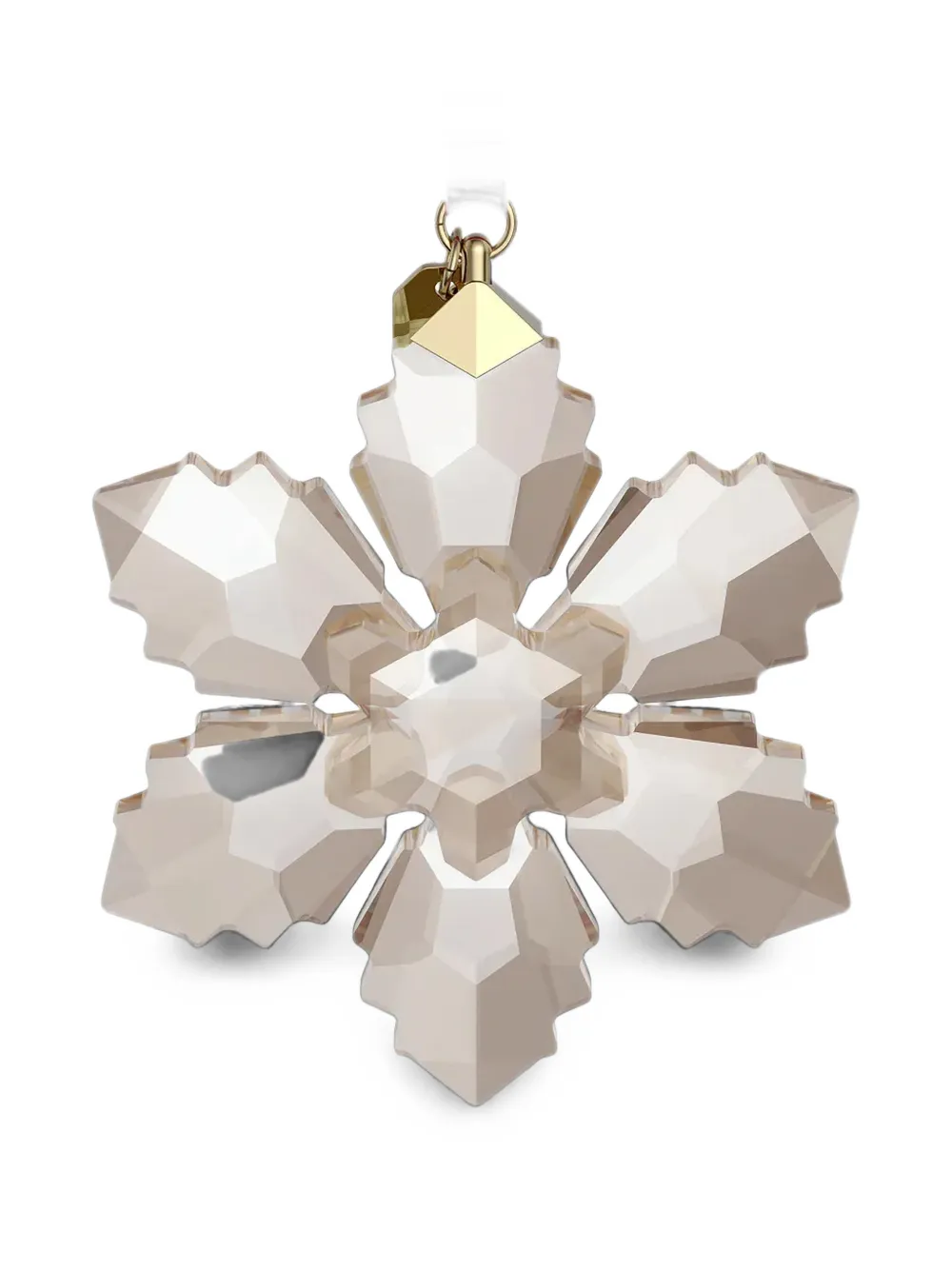 Swarovski x Gergely Szoeke Annual Edition snowflake ornament - Braun
