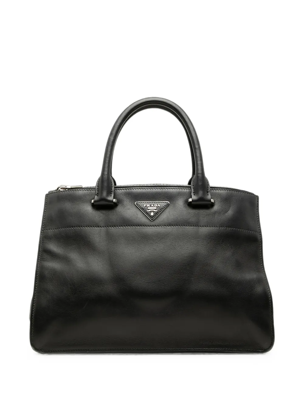 Prada Pre-Owned 2013-2026 City Calf Twin Pocket satchel - Black