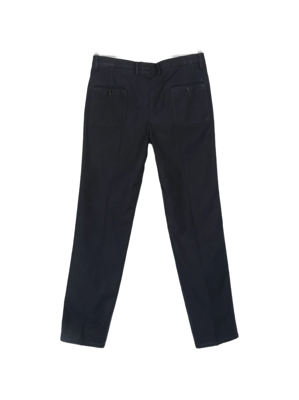 ASPESI Slim Banana straight plooibroek Blauw