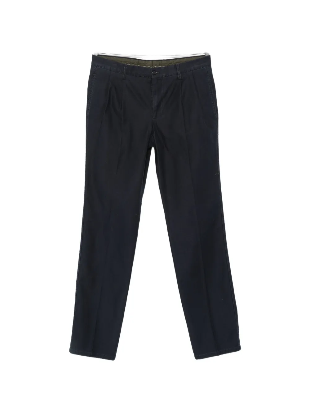 ASPESI Slim Banana pleated straight-leg trousers - Blau