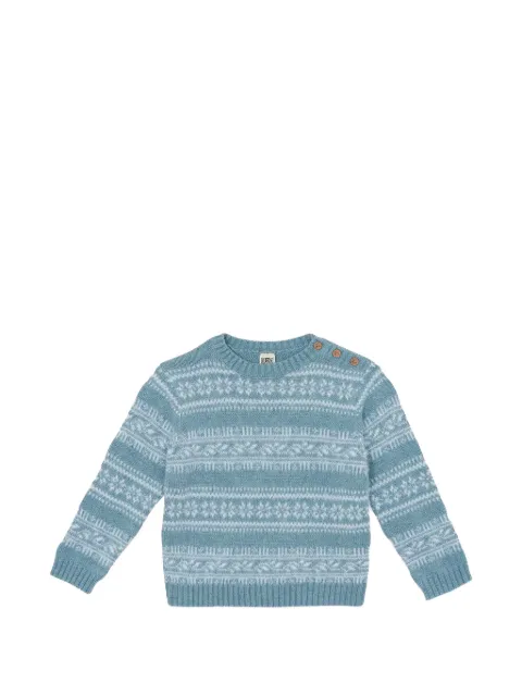 Bonton Loustic Poilu Fair Isle sweater