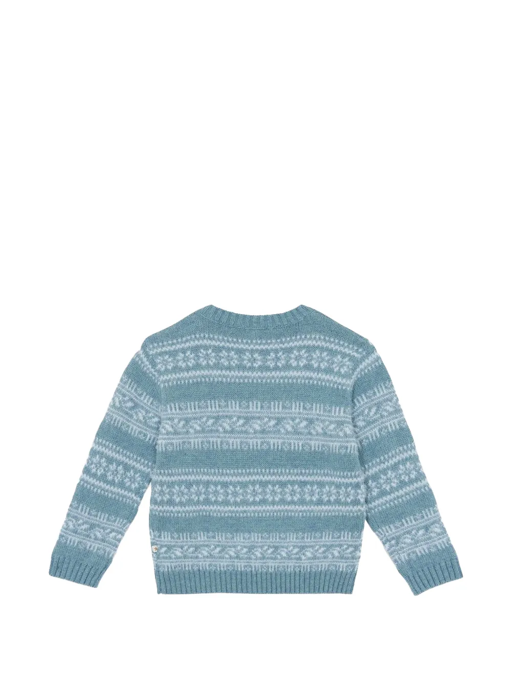 Bonton Loustic Poilu Fair Isle trui Blauw